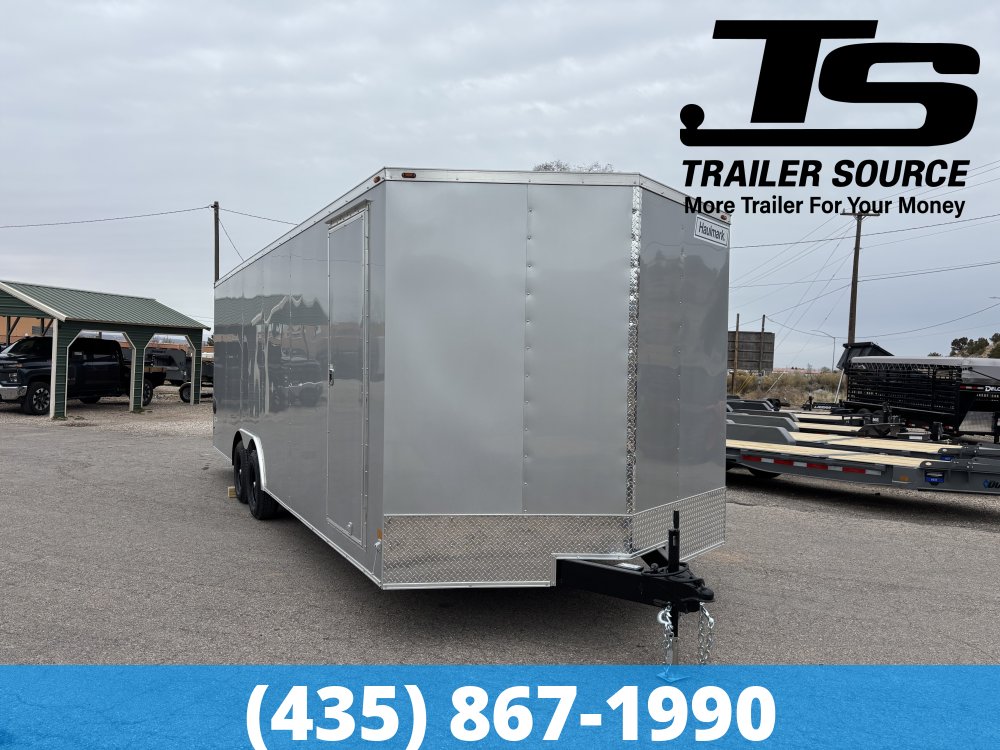 8.5x24 Haulmark Passport DELUXE Enclosed Cargo Trailer - 7'0" Interior - 10K GVWR - Dovetail