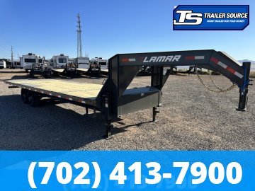 8.5x24 Lamar FA Gooseneck Deckover Tilt