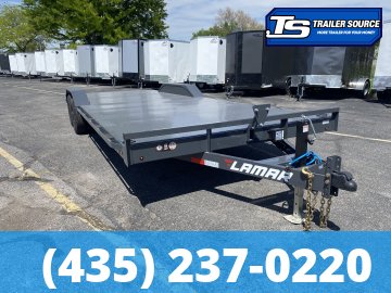 8.5x24 Lamar CC Wide Body w/ Drive Over Fenders Flatbed Car Hauler