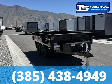 6x10 Sure-Trac SD Dump Trailer - 7K GVWR -