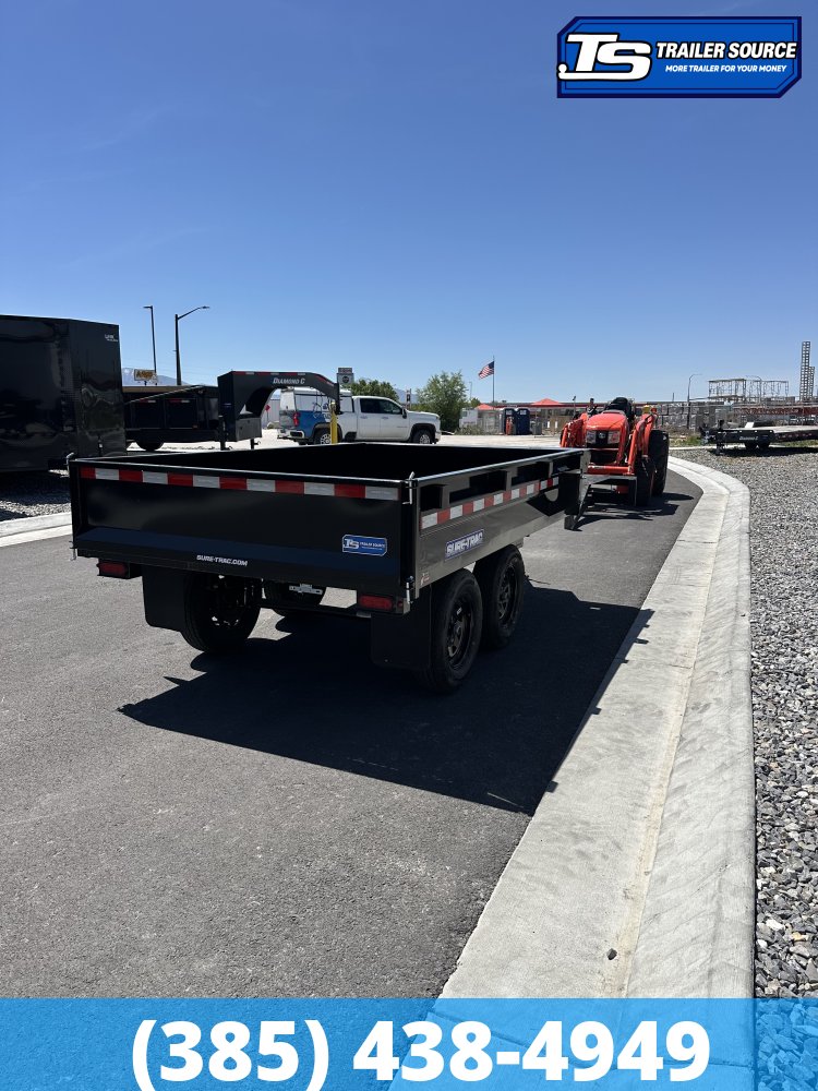 6x10 Sure-Trac SD Dump Trailer - 7K GVWR -