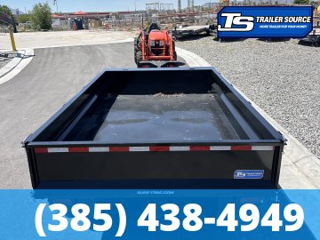 6x10 Sure-Trac SD Dump Trailer - 7K GVWR -