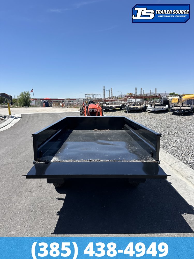 6x10 Sure-Trac SD Dump Trailer - 7K GVWR -