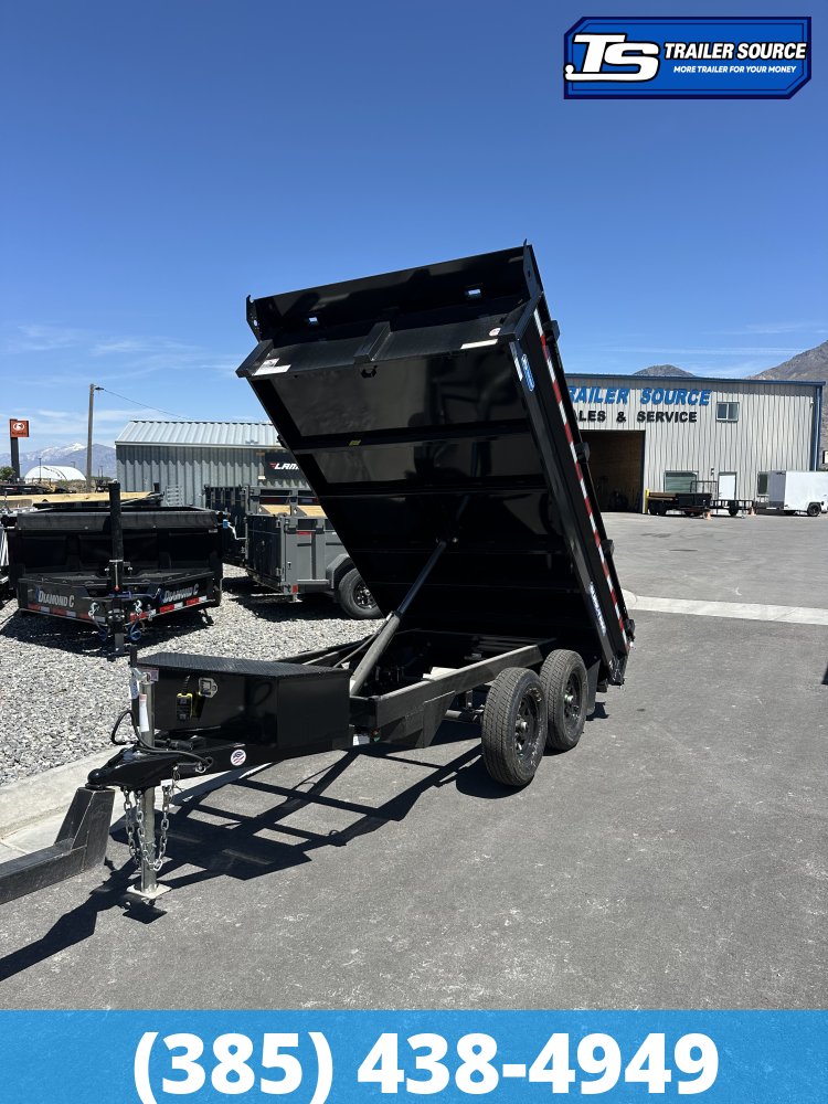 6x10 Sure-Trac SD Dump Trailer - 7K GVWR -