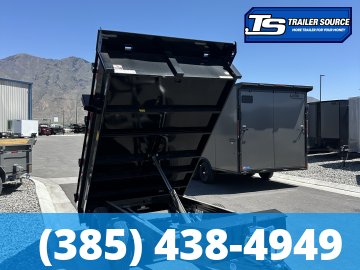 6x10 Sure-Trac SD Dump Trailer - 7K GVWR -