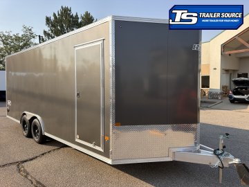 8.5x20 Alcom Aluminum EZ Hauler XLT Auto Trailer - 7'0" Interior - 10K GVWR -