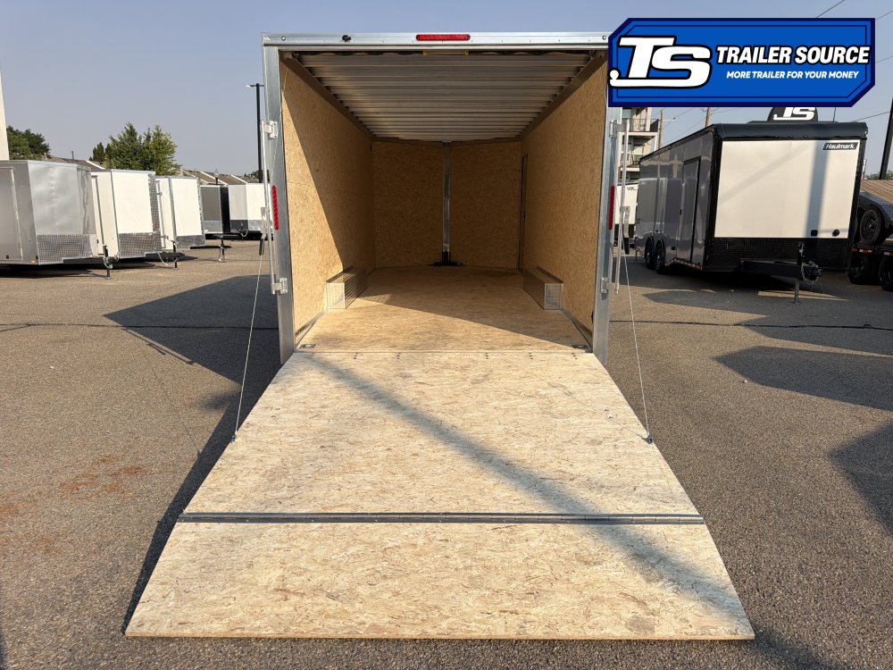 8.5x20 Alcom Aluminum EZ Hauler XLT Auto Trailer - 7'0" Interior - 10K GVWR -