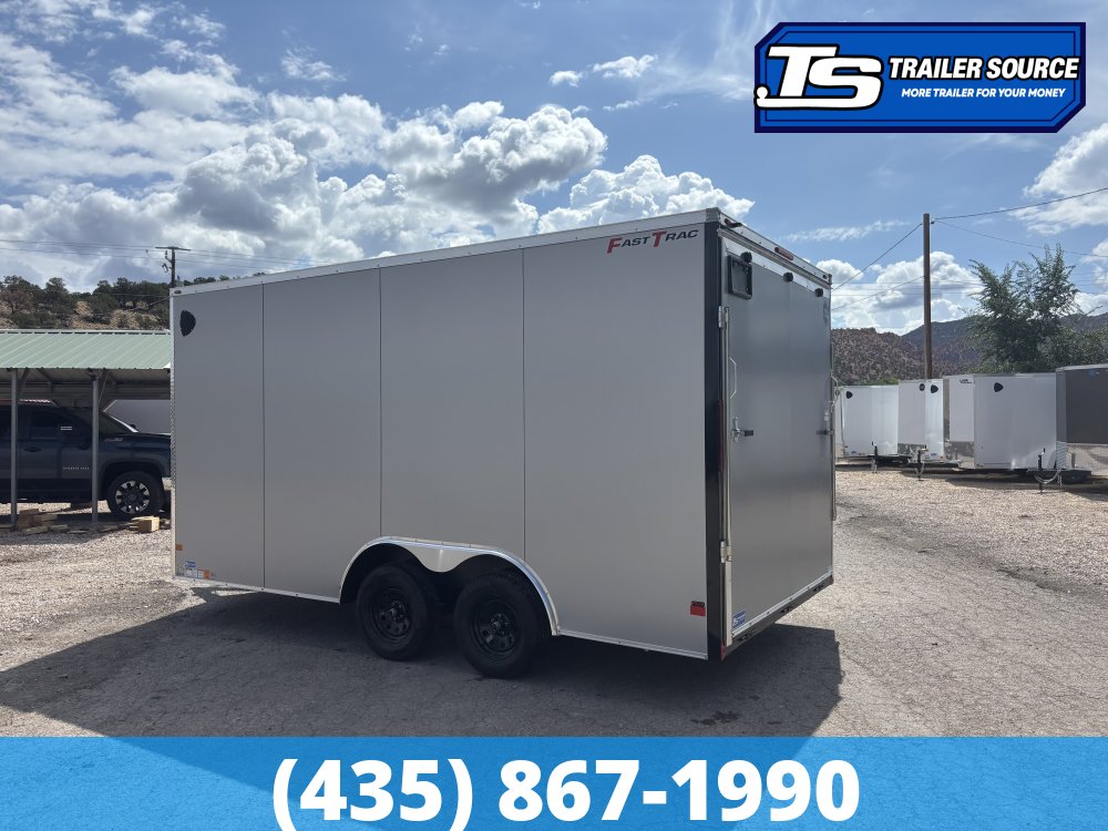 8.5x16 Wells Cargo Fast Trac Deluxe Enclosed Cargo Trailer - 7'6" Interior - 7K GVWR - .080 PolyCor, Dovetail
