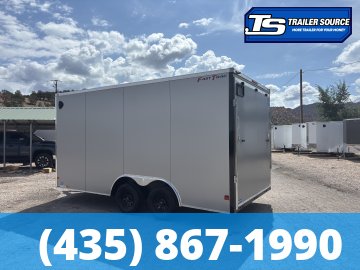 8.5x16 Wells Cargo Fast Trac Deluxe Enclosed Cargo Trailer - 7'6" Interior - 7K GVWR - .080 PolyCor, Dovetail