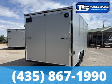 8.5x16 Wells Cargo Fast Trac Deluxe Enclosed Cargo Trailer - 7'6" Interior - 7K GVWR - .080 PolyCor, Dovetail