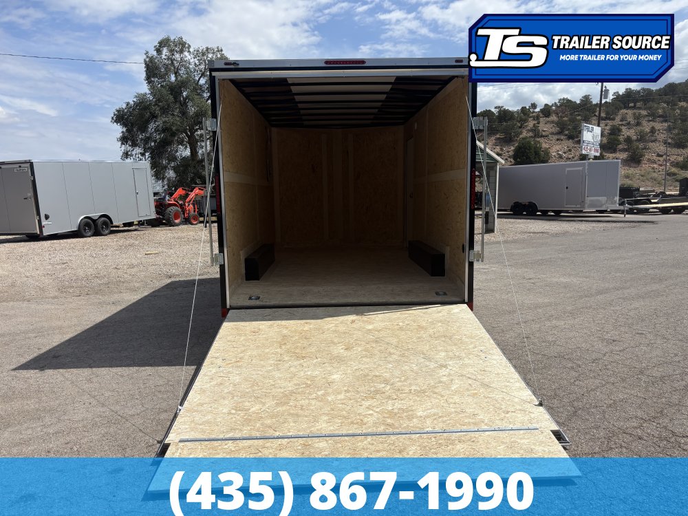 8.5x16 Wells Cargo Fast Trac Deluxe Enclosed Cargo Trailer - 7'6" Interior - 7K GVWR - .080 PolyCor, Dovetail