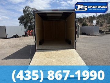 8.5x16 Wells Cargo Fast Trac Deluxe Enclosed Cargo Trailer - 7'6" Interior - 7K GVWR - .080 PolyCor, Dovetail