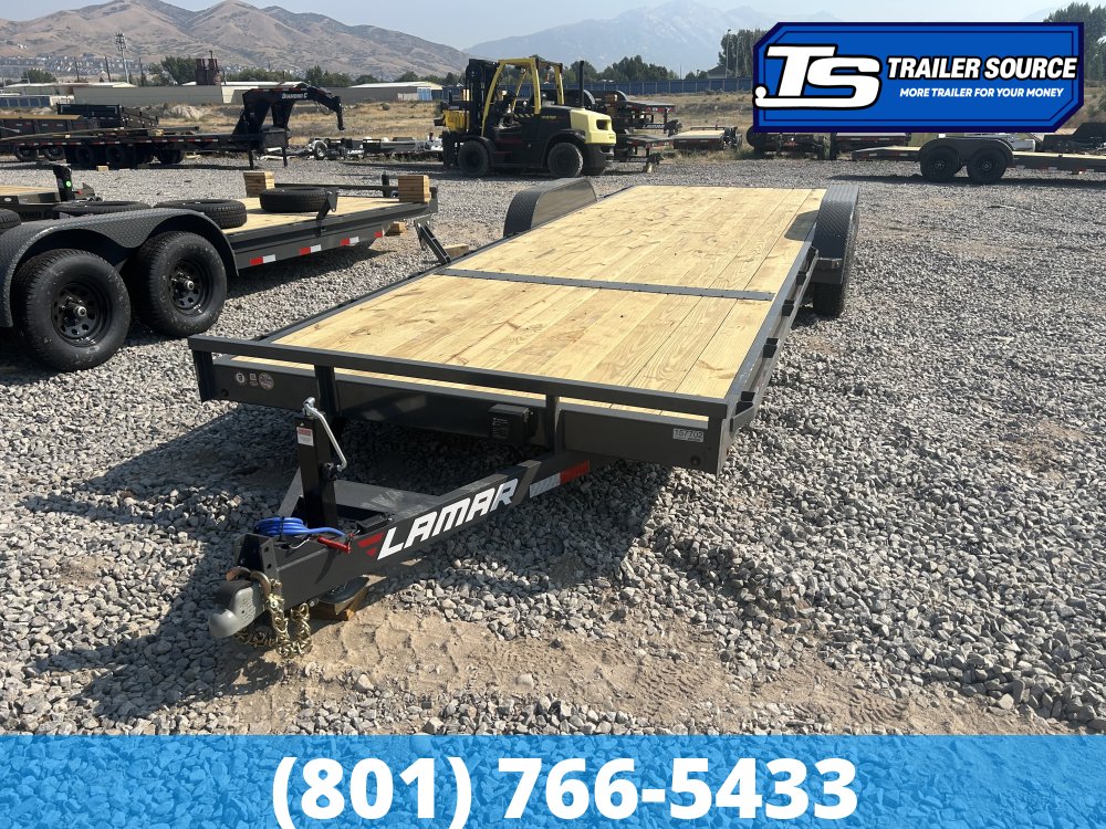 7x24 Lamar CC Flatbed Car Hauler