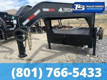 7'x20' Iron Bull DBG Gooseneck Roll Off Trailer