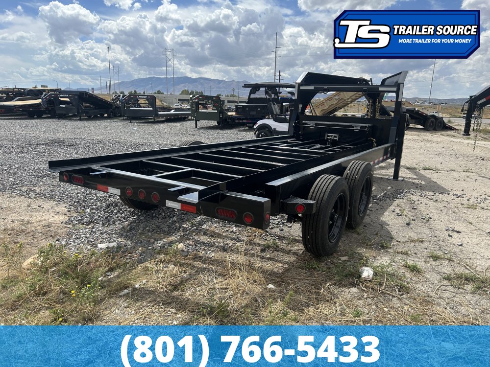 7x20 Iron Bull DBG Gooseneck Roll Off Trailer