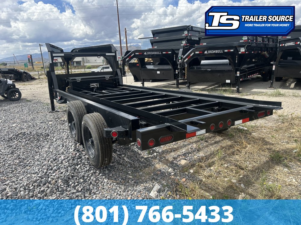 7x20 Iron Bull DBG Gooseneck Roll Off Trailer
