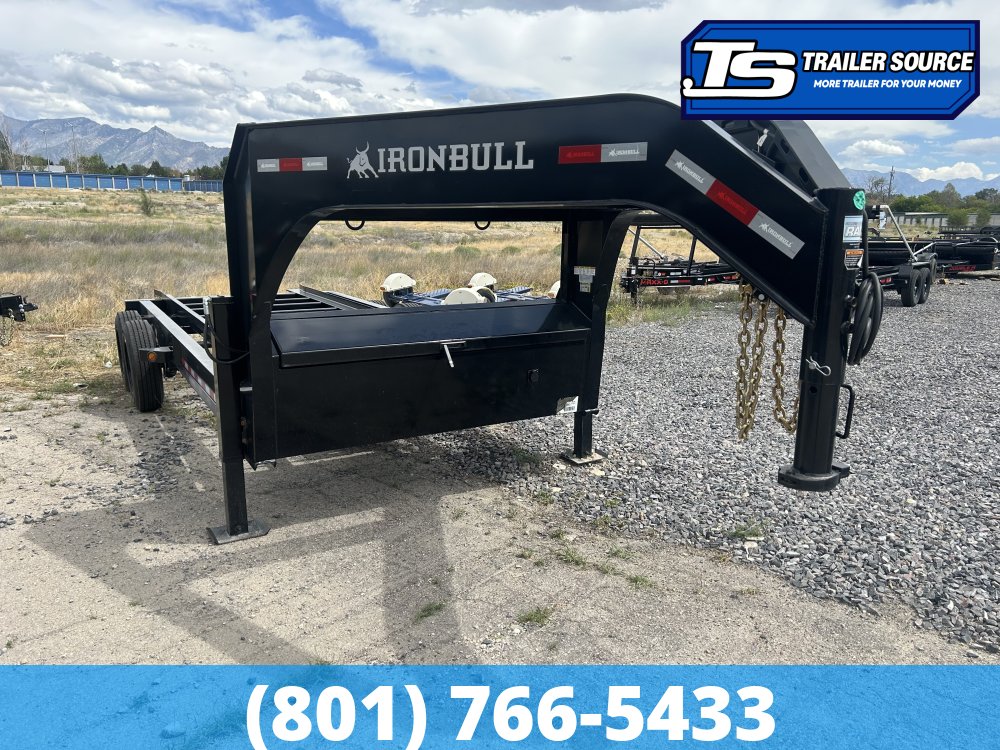 7x20 Iron Bull DBG Gooseneck Roll Off Trailer