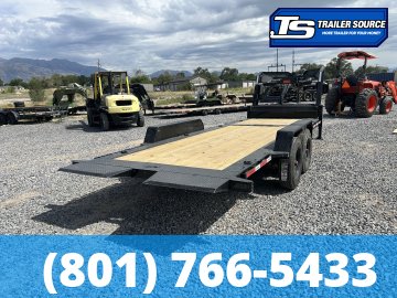 7x22 Horizon ETZ Gooseneck Tilt Trailer - 18K GVWR - 14 Ply Tires, D-Rings, Torsion Axles