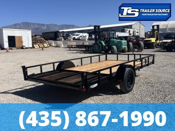 7x14 Built MAX Series ATV Trailer - 3.5K GVWR - Ramp Gate