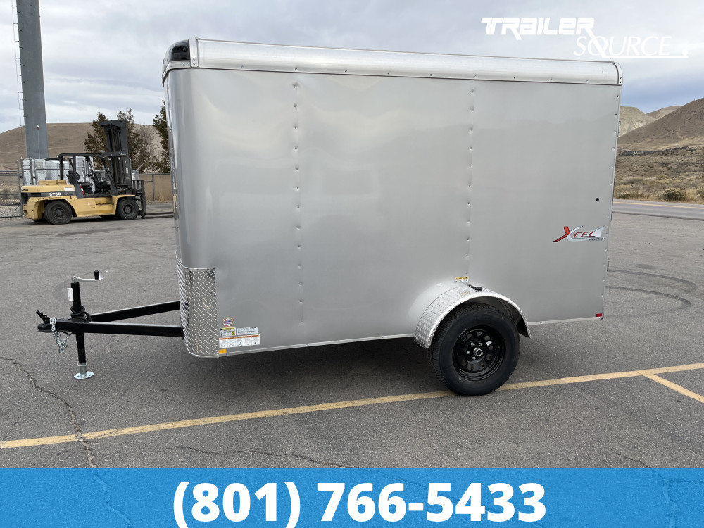 6x10 Mirage Xcel 6'6" Interior Single Axle Enclosed Cargo