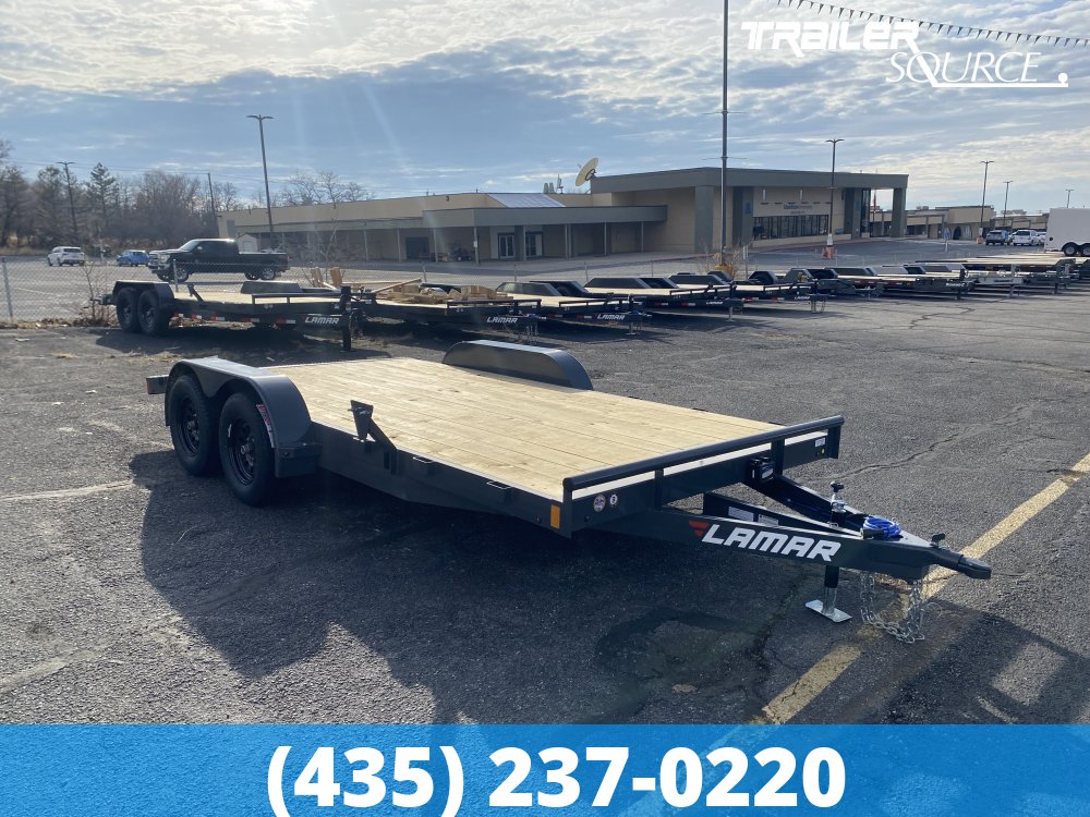 7x16 Lamar Car Hauler 7K Car Hauler Trailer