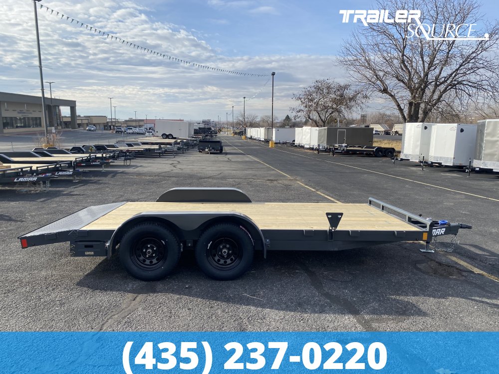 7x16 Lamar Car Hauler 7K Car Hauler Trailer