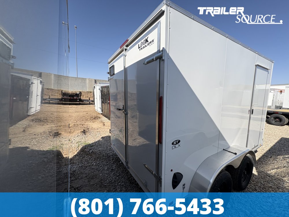 7x12 Look ST DLX 7'0" Interior 7K Tandem Axle Enclosed Cargo