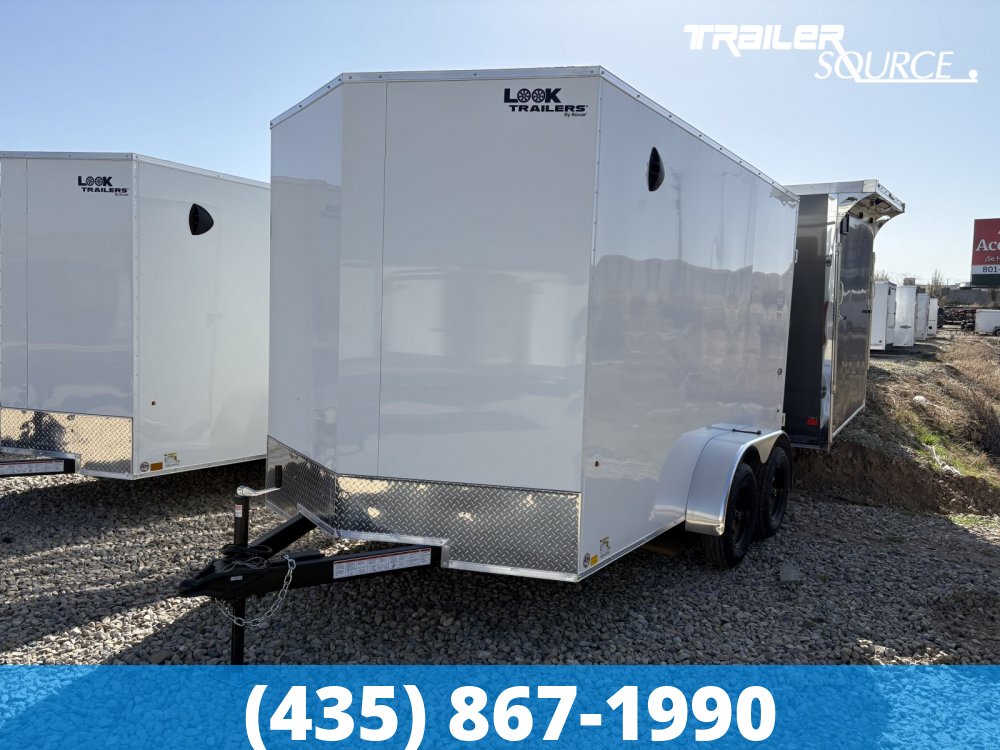 7x12 Look ST DLX 7'0" Interior 7K Tandem Axle Enclosed Cargo
