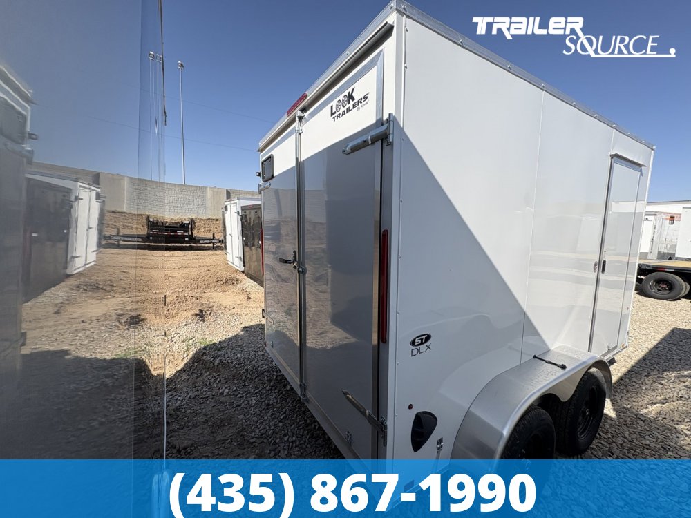 7x12 Look ST DLX 7'0" Interior 7K Tandem Axle Enclosed Cargo