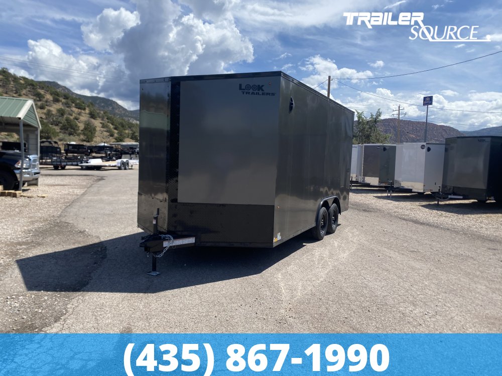 8.5x16 Look Element SE 7'6" Interior 7K Tandem Axle Enclosed Cargo