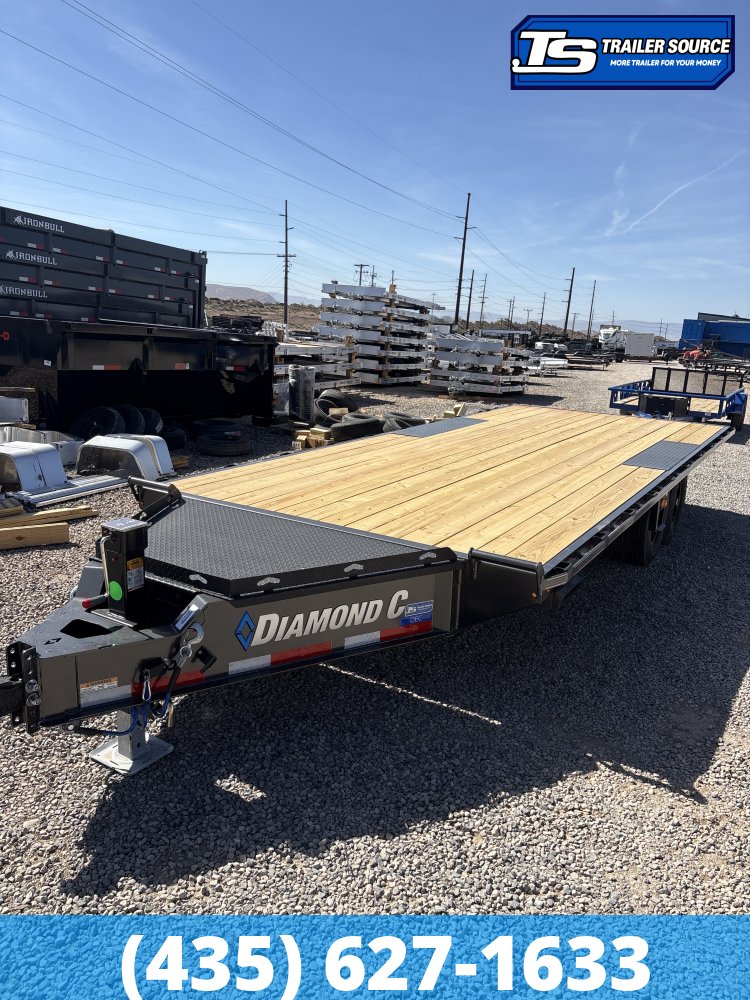 8.5x20 Diamond C DEC 207 Deckover Equipment Trailer - 15.5K GVWR -