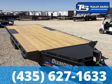 8.5x20 Diamond C DEC 207 Deckover Equipment Trailer - 15.5K GVWR -