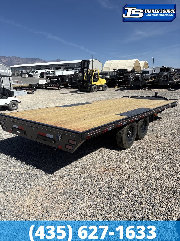8.5x20 Diamond C DEC 207 Deckover Equipment Trailer - 15.5K GVWR -
