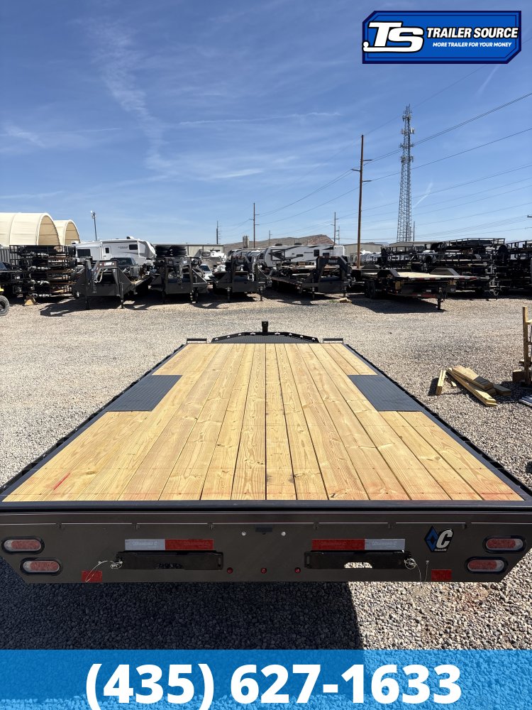 8.5x20 Diamond C DEC 207 Deckover Equipment Trailer - 15.5K GVWR -