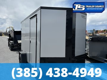 6x12 Look ST DLX Enclosed Cargo Trailer - 6'6" Interior - 3.5K GVWR - .080 PolyCor, Black Out Package, Rear Spoiler w/ Load Lights