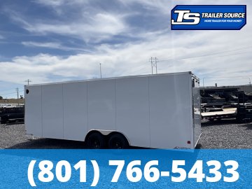 8.5x24 American Hauler Arrow Deluxe Enclosed Cargo Trailer - 7'0" Interior - 10K GVWR - .080 PolyCor, Screwless Exterior