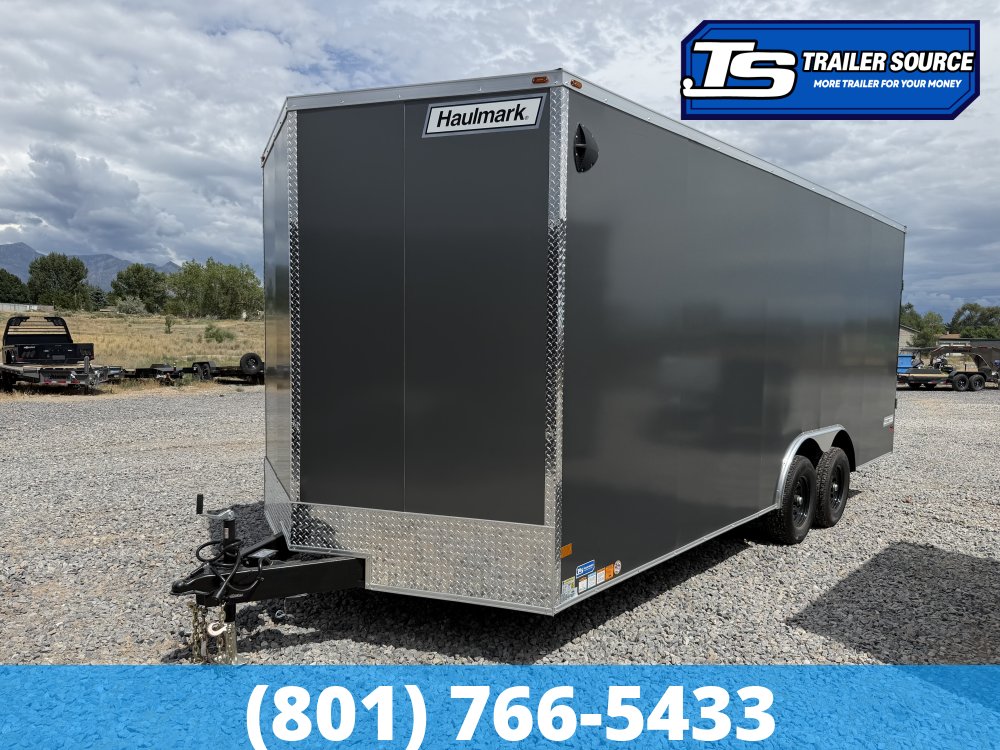 8.5x20 Haulmark Passport DELUXE Enclosed Cargo Trailer - 7'6" Interior - 10K GVWR - .080 PolyCor, Screwless Exterior