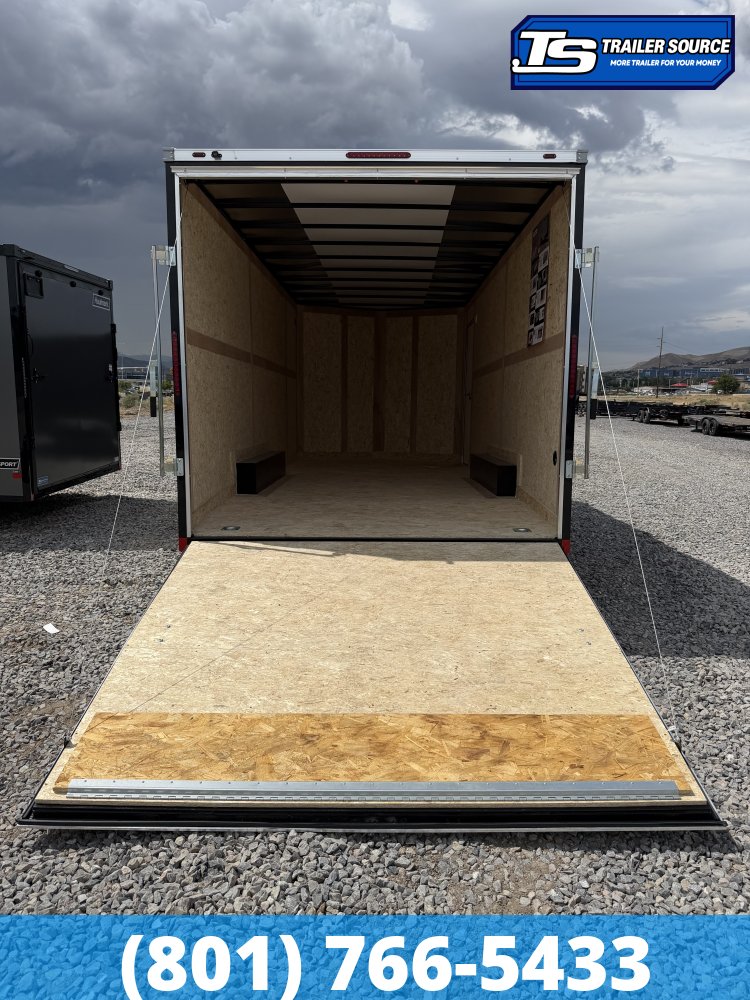 8.5x20 Haulmark Passport DELUXE Enclosed Cargo Trailer - 7'6" Interior - 10K GVWR - .080 PolyCor, Screwless Exterior