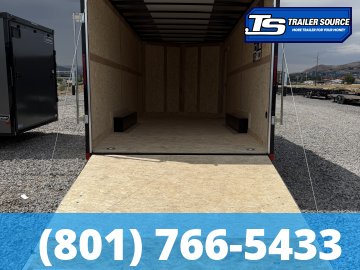 8.5x20 Haulmark Passport DELUXE Enclosed Cargo Trailer - 7'6" Interior - 10K GVWR - .080 PolyCor, Screwless Exterior