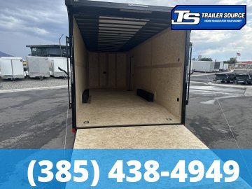 8.5x24 Wells Cargo Road Force Enclosed Cargo Trailer - 7'6" Interior - 14K GVWR - .080 PolyCor, 2 Tone Color, Black Out Package, D-Rings, Rear Spoiler w/ Load Lights