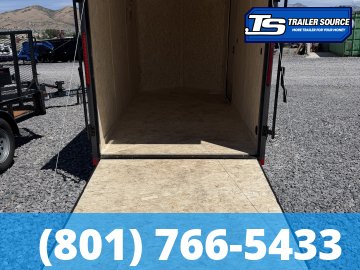 6x12 Look ST DLX Enclosed Cargo Trailer - 6'6" Interior - 3.5K GVWR - .080 PolyCor, Black Out Package, Rear Spoiler w/ Load Lights