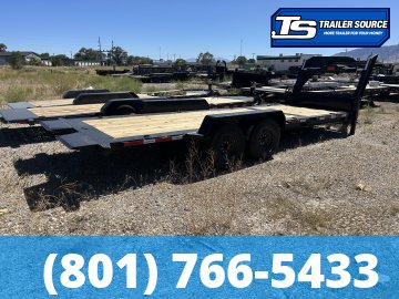 7x22 Horizon ETZ Gooseneck Tilt Trailer - 18K GVWR - 14 Ply Tires, D-Rings, Torsion Axles