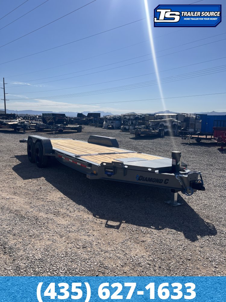 7x20 Diamond C HDT 208 Tilt Trailer - 18K GVWR - 18 Ply Tires