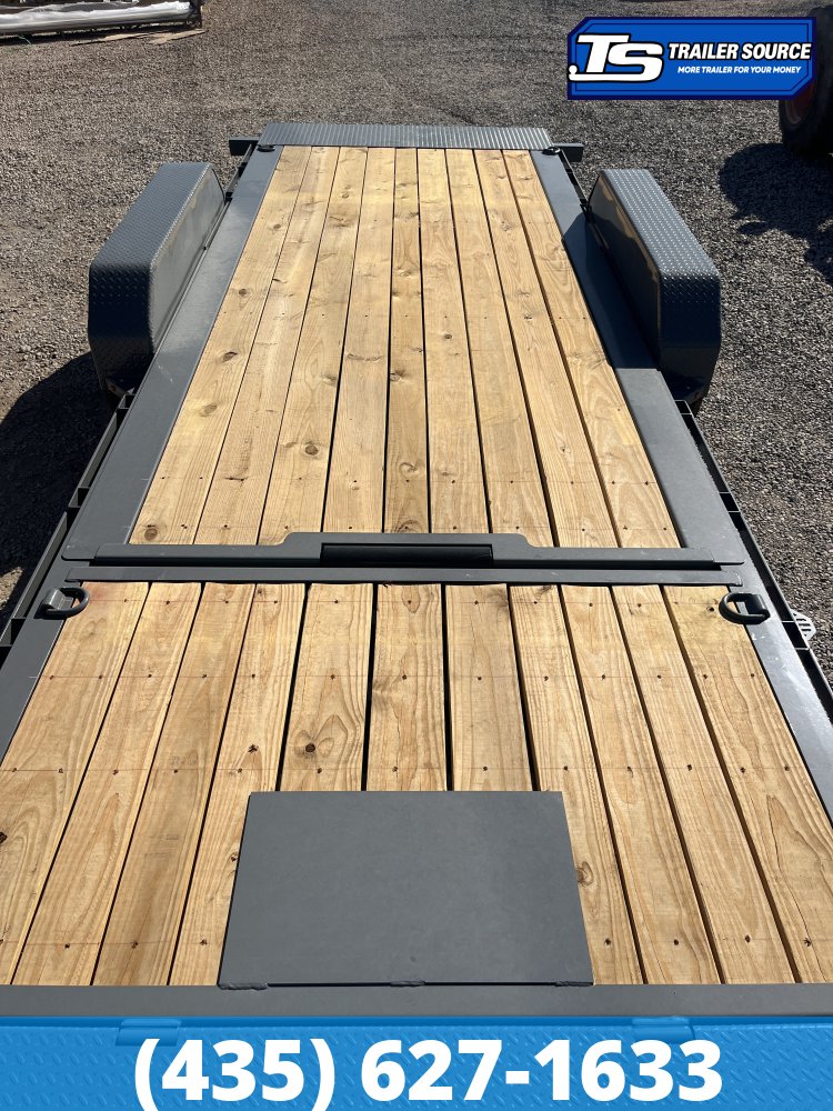 7x20 Diamond C HDT 208 Tilt Trailer - 18K GVWR - 18 Ply Tires