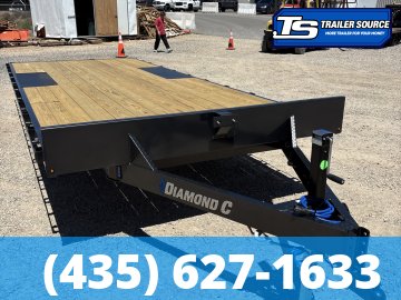 8.5x20 Diamond C GDD 206 Deckover Equipment Trailer - 10K GVWR -