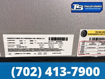 6x10 Look ST DLX Enclosed Cargo Trailer - 6'6" Interior - 3.5K GVWR - .080 PolyCor, 16" Cross Member Upgrade, Rear Spoiler w/ Load Lights