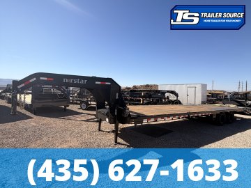 8.5x32 Iron Bull FHG Equipment Trailer - 23.9K GVWR - Max Ramps