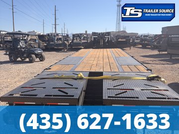 8.5x32 Iron Bull FHG Equipment Trailer - 23.9K GVWR - Max Ramps