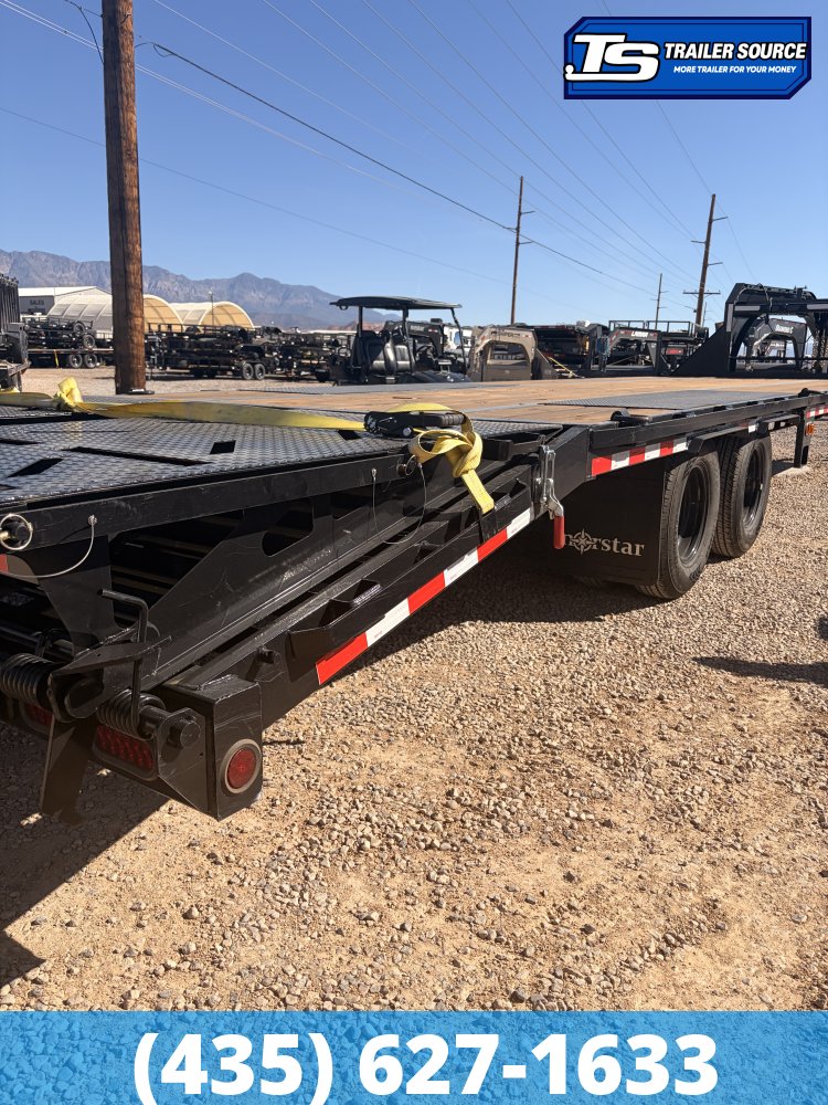 8.5x32 Iron Bull FHG Equipment Trailer - 23.9K GVWR - Max Ramps