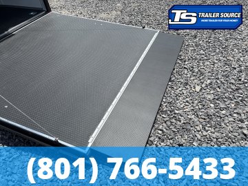 8.5x24 American Hauler Mach Enclosed Car Hauler Trailer - 7'6" Interior - 10K GVWR - .080 PolyCor, Black Out Package, Rear Spoiler w/ Load Lights